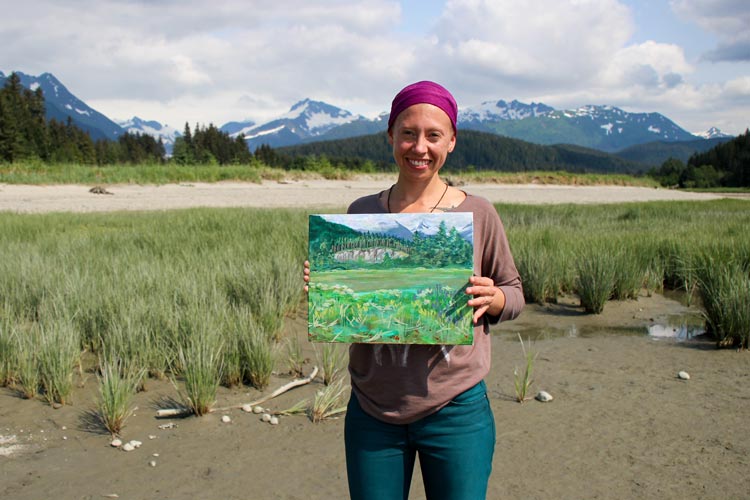 Painting at Eagle Beach – Discussion on Juneau Afternoon Radio