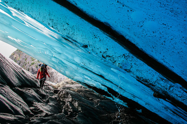 Glaciers and Ice Caves in Southeast Alaska